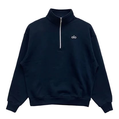 Sueter 1/4 Azul Alo